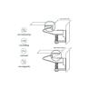 Buy cheap Spring Action Toddler Safety Cabinet Locks ABS Material Invisible Protection from wholesalers