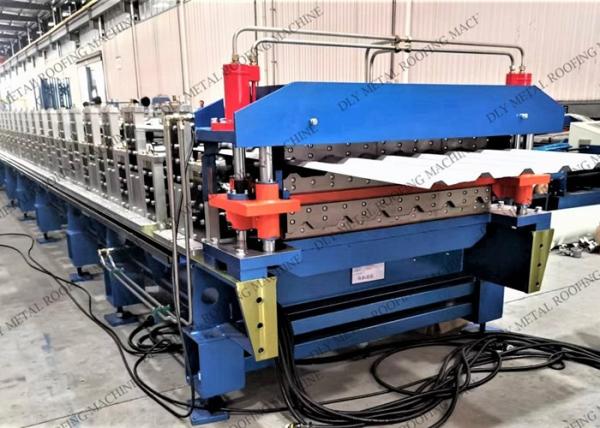 Buy cheap 1250mm Double Layer Machine 18m Metal Roofing Sheet Forming Equipment from wholesalers