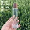 Buy cheap 100ml Perfume Spray Atomizer Bottle Glass Empty Cylindrical Wooden Lid from wholesalers
