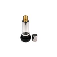 Buy cheap EPDM And Brass Chrome Valve Stems Chrome Sleeve TR414C 100% Leak Test For Car product