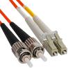 Buy cheap 900um orange color High return loss, low insterion loss LC / PC - MM Fiber Optic Patch Cord from wholesalers