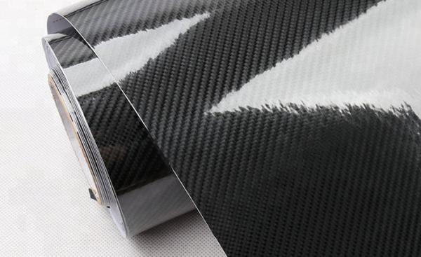 Buy cheap Black Slidable 6D Carbon Fiber Car Vinyl Wrap Roll Bubble Free SGS from wholesalers