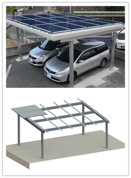 Buy cheap Photovoltaic Solar PV Mounting Systems Parking Lot High Strength Aluminum Carport CPT from wholesalers