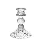 Factory price clear crystal glass candelabra candlestick holder