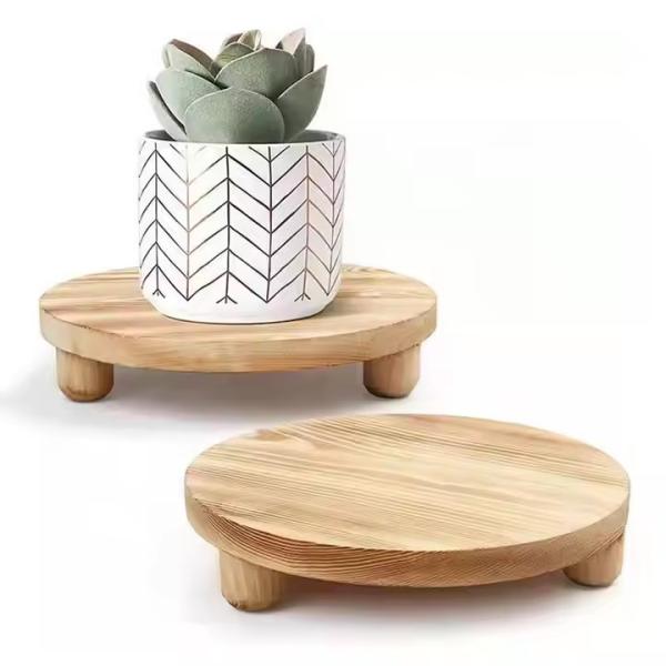 Buy cheap Wholesale Indoor Flowerpot Stand Stylish Flower Stand with Wood Planter Holder from wholesalers