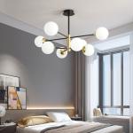 Nordic Modern LED Chandelier 5/8/10/12 Lamp E27 Round Ball Light(WH-MI-241)