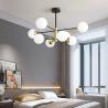 Buy cheap Nordic Modern LED Chandelier 5/8/10/12 Lamp E27 Round Ball Light(WH-MI-241) from wholesalers