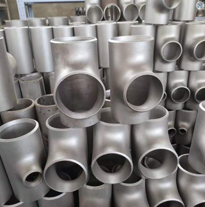 Forged Monel K500 Butt Welding Tee DN6-DN100 SCH80-XXS UNS N05500 Customizable Pipe Fitting for Temperature Applications