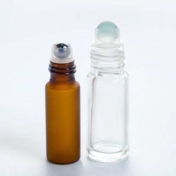 Buy cheap Matte Amber Glass Roller Bottles Bulk 3 Oz 10ml from wholesalers