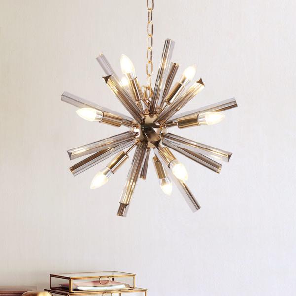 Modern Spuknit Chandelier Lighting Living Room Crystal Hanging Lights Decoration