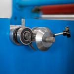 Semi Automatic 3KW 2 Shaft Heavy Duty Aluminium Foil Roll Silicone Paper