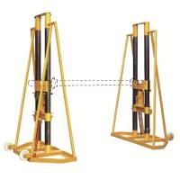 Buy cheap 15T - 20T Cable Handling Equipment / Cable Drum Hydraulic Reel stand product