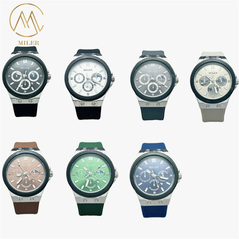 30ATM Water Resistant Classic Wrist Watches Mineral Dial Date Display Luminous Hands Watch