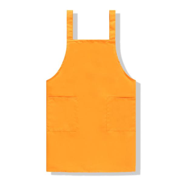 Buy cheap 85% Polyester 200g Cooking Shoulder Apron Orange Color ODM Unisex from wholesalers