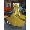 Buy cheap OEM 0.4 - 2CBM BOBC Clamshell Bucket Non - Rotary from wholesalers
