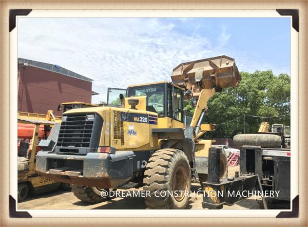 Buy cheap 166.3HP Komatsu WA320-5 Used Compact Track Loaders 38km/h from wholesalers