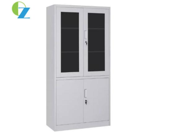 Buy cheap 4 Door Steel Office Cupboard Metal File Cabinets With Lock And Double Drawers from wholesalers