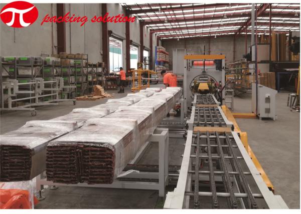 Buy cheap GG600 Stretch Film Packing Machine Steel Pipe Wrapping Conveying Speed 10m-20m/Min from wholesalers