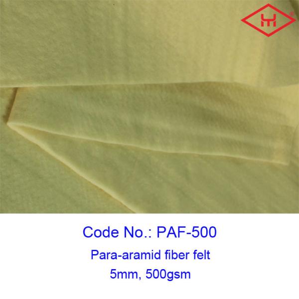 Buy cheap 5mm Thickness Industrial Para Aramid Fiber Felt Rolls 500gsm from wholesalers