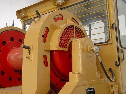 LBS Hydraulic Power Cable Winch Drum For Ship Crane Equipment
