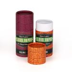 Mini Custom Print Paper Tube Packaging Cardboard Cylinder Boxes Ribbon
