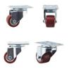 Buy cheap Oem 1.5 Inch Top Plate Swivel Red Pu Light Duty Casters from wholesalers