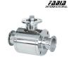 Buy cheap Sanitary Quick Installation Ball Valve With Low Friction Coefficient from wholesalers