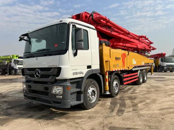 Buy cheap Used 56 meters of concrete pump truck 56 meters remanufacturing pump truck procedures are complete from wholesalers