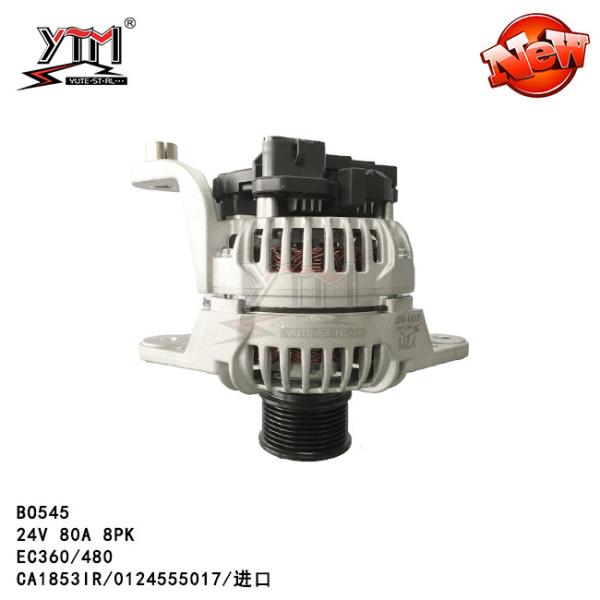 Buy cheap B0545 24V 80A Alternator Replacement 8PK EC360/480 CA18531R/ 0124555017 from wholesalers