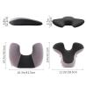 Buy cheap Customized Memory Foam Seat Cushion Massage Orthopedic Back Support Cushion from wholesalers