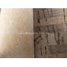 Buy cheap Decorative A Grade Rubber Sheet Roll , Upholstery Cork Leather Fabric for Bag Shoe from wholesalers