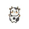 Buy cheap T Shirt Animal Embroidery Patches Die Cut Border White Black Yellow Color from wholesalers