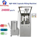 Gelatin Capsule Powder Filling Machine 24000 Pcs Per Hour Capsule Filling