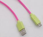 Data Transfer 1.5m 2m Usb 2.0 To Usb C Cable Quick Charge Rainbow Color