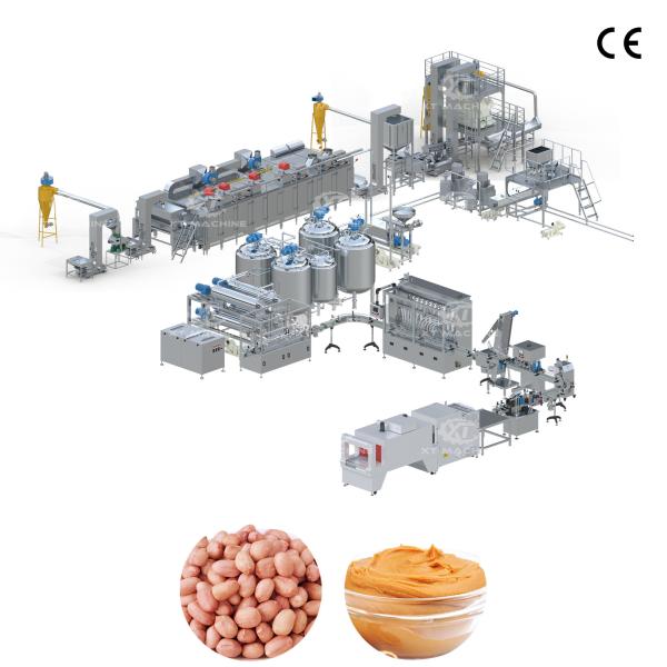 Buy cheap Automatic Peanut Butter Processing Plant Peanut Butter Production Line Peanut Butter Line from wholesalers