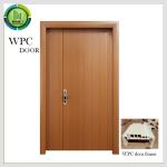 Waterproof Flat WPC Sliding Door Recyclable Unequal Type For Bathroom
