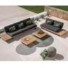 Buy cheap High End Nordic Garden Rust-proof Teak Sofa Set For Outdoor Villa Resort Furniture from wholesalers