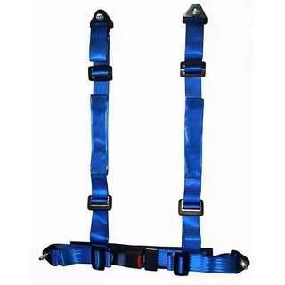 Buy cheap Durable Blue Nylon Racing Safety Belts With Retractor , Four Point Seat Belt from wholesalers