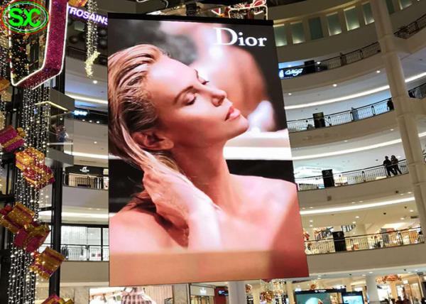 Buy cheap P2 indoor slim hanging full color led display 3D indoor led display signs from wholesalers