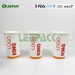 Red Pepsi Cold Drink Paper Cups For Cinema , Food Grade Ink Printing double PE