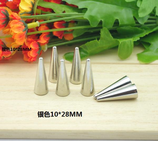 Buy cheap 10*28mm Silver Rivet Spikes Stud Punk from wholesalers