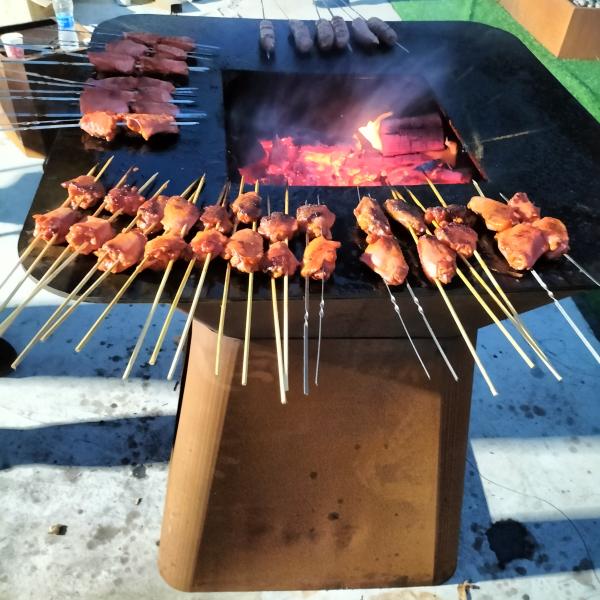 Buy cheap Multifunction Corten Steel Outdoor Barbecue Bbq Grill Near Me from wholesalers