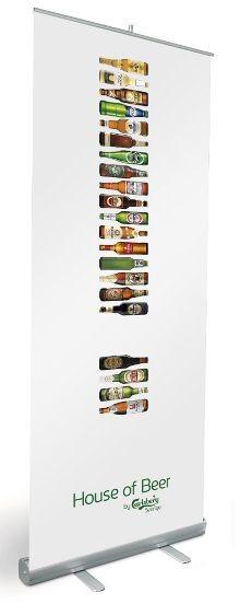 Buy cheap Free Print Roll Up Advertising Banners Scrolling Luxury For Products Promotion from wholesalers
