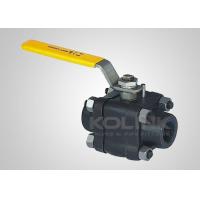 Buy cheap 2pc Forged Steel Ball Valve, Socket Welded / NPT End, CL150-1500 A105 F304 product