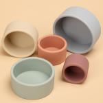 Buy cheap Brain Development Baby Silicone Products Silicone Stacking Cups SGS from wholesalers