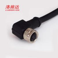 Buy cheap M8 Female Cable Connector Fitting 90 Degree Angle Connector Cable For All M8 3 product
