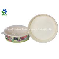 Buy cheap custom printed disposable paper bowl High quality kraft salad bowl with lid product