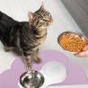 Buy cheap Silicone Pet Feeding Food Mat Dog Cat Placemat Mat With Raised Edge Anti-Slip Waterproof Pet Bowl Mats Pet Food Tray from wholesalers