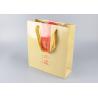 Buy cheap Glossy Laminated Premium Paper Shopping Bags With Cotton Tape Handles from wholesalers