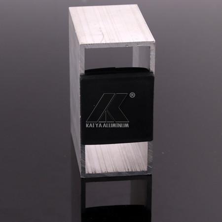 Buy cheap Square Aluminum Extrusion Profiles , Mill Finish Aluminum With Plastic Accessories from wholesalers